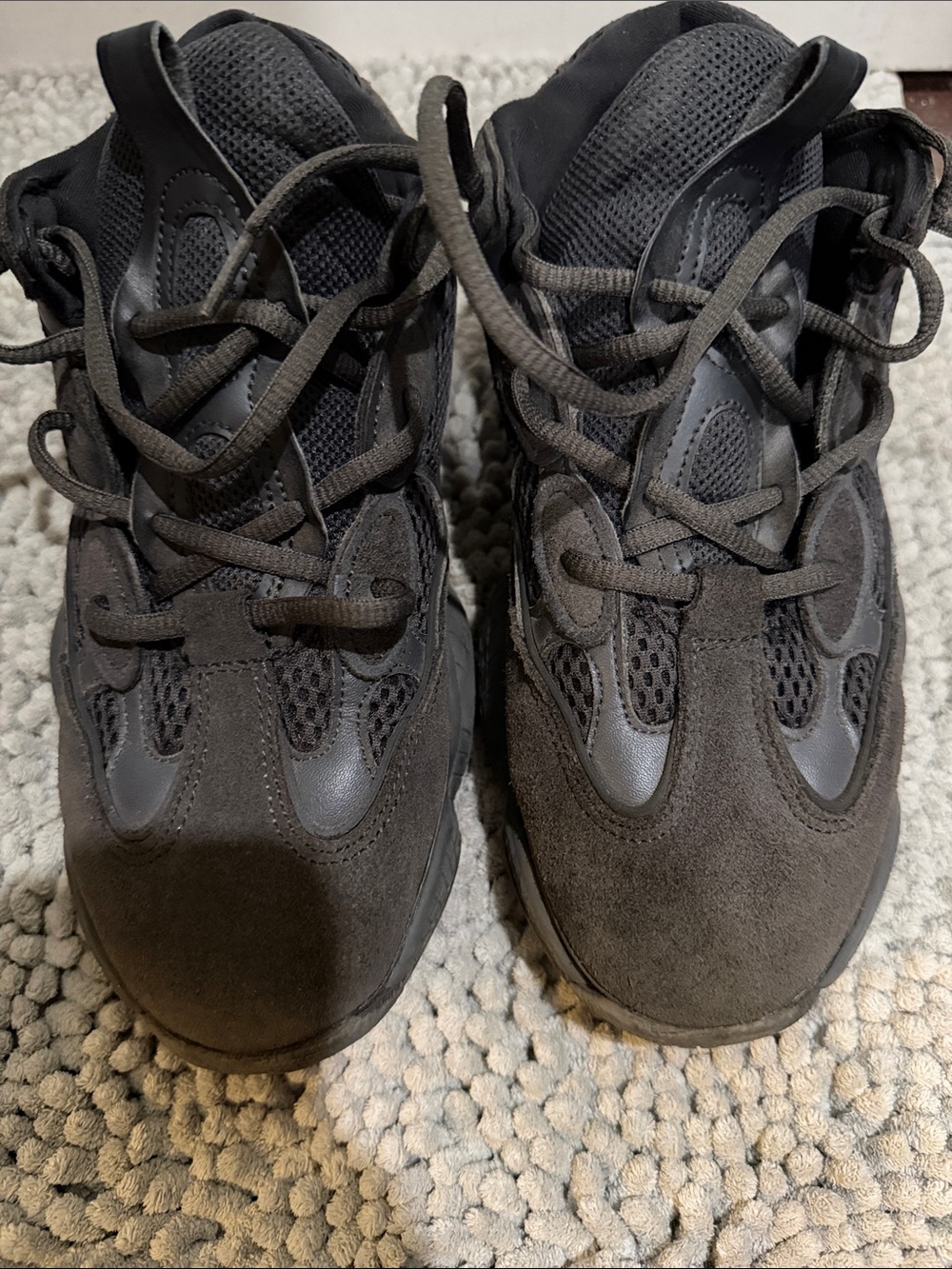 Men’s Black Athletic Sneakers - Comfortable Everyday Shoes